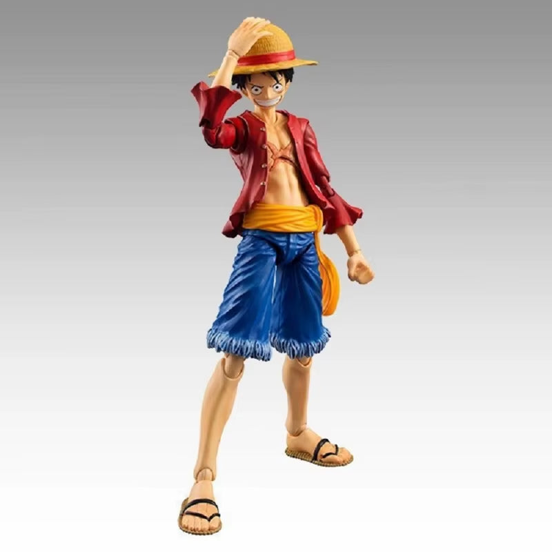 One Piece Monkey D. Luffy Anime Action Figure Articulated Joints Moveable Collection Model Toys