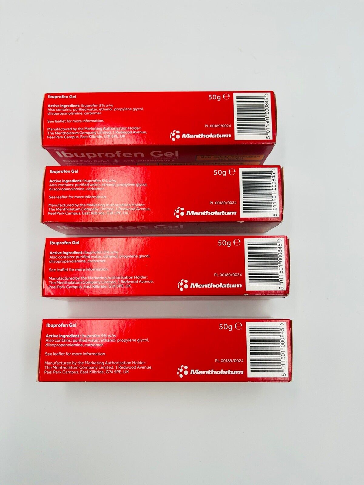 Ibuprofen Gel 50g (pack Of 4)