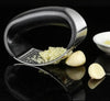 STAINLESS STEEL GARLIC CRUSHER SQUEEZER PRESS MASHER MINCER KITCHEN MANUAL TOOL