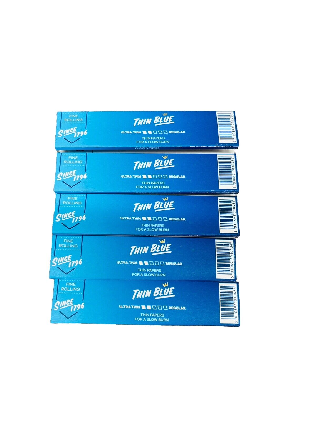 Rizla King Size Slim Thin Blue ( Pack Of 5 )