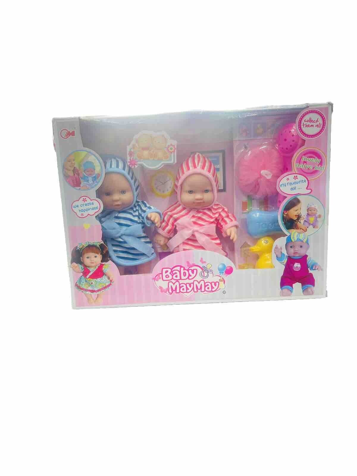 Baby May May Twin Baby Girl Doll Toys Soft