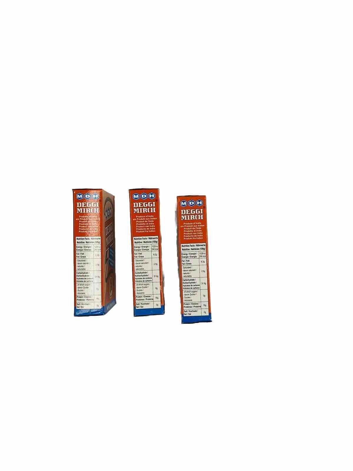 MDH DEGGI MIRCH Chilli Powder For Curries 100gm ( Pack Of 3)