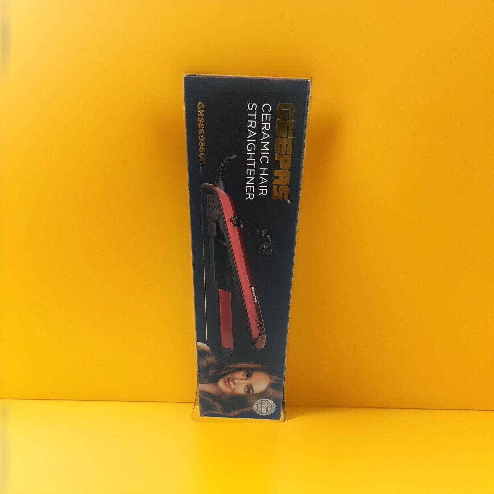 GEEPAS Beauty Ceramic Hair Straightener 2 Years Warranty