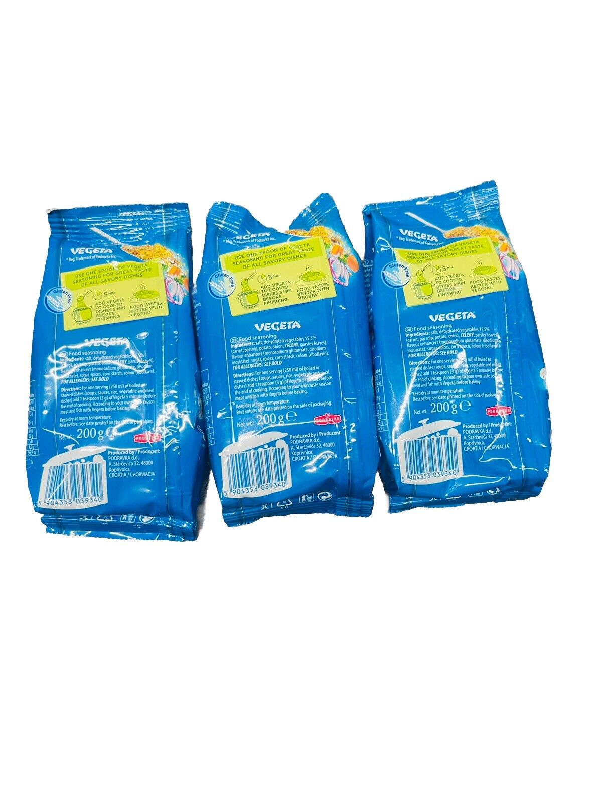 VEGETA Food Seasoning Pack Of 3X200g