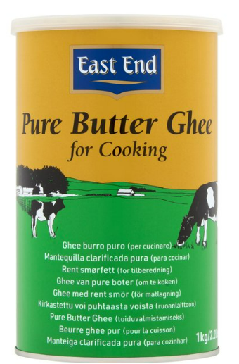 East End Pure Butter Ghee For Cooking (500g, 1KG, 2KG)