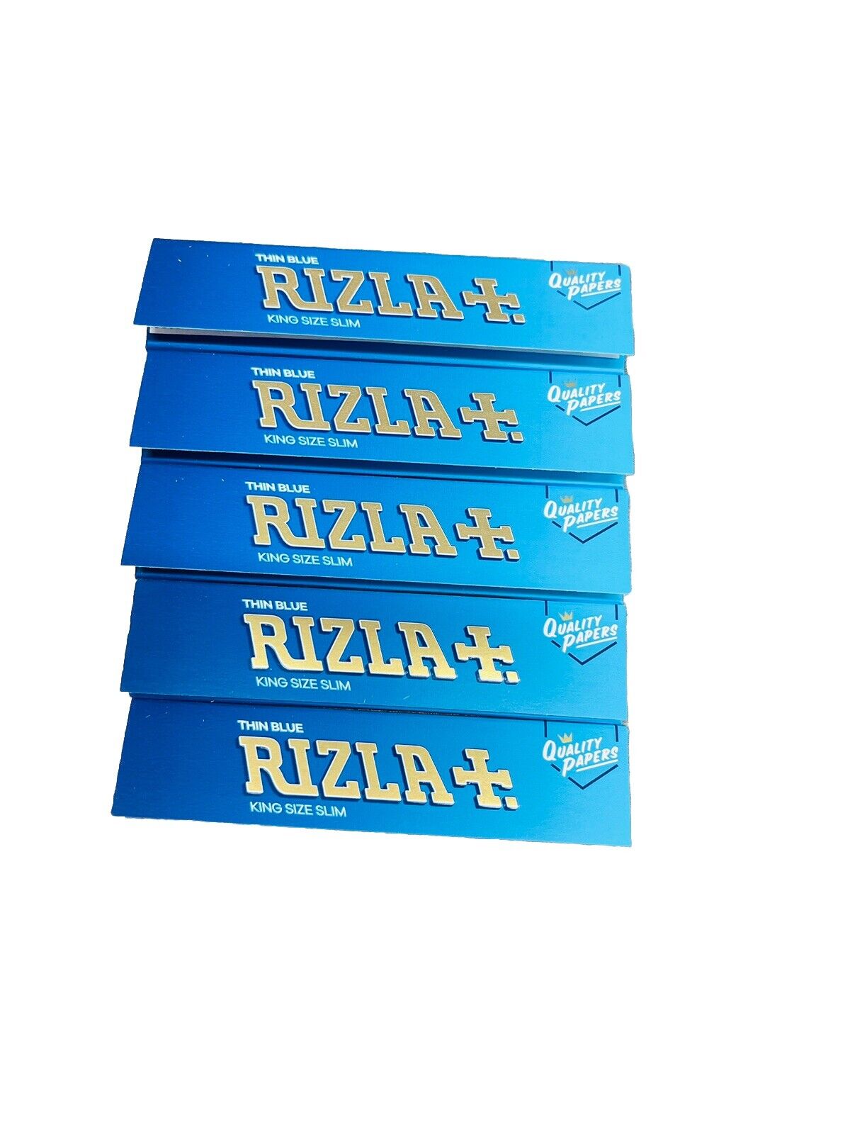 Rizla King Size Slim Thin Blue ( Pack Of 5 )