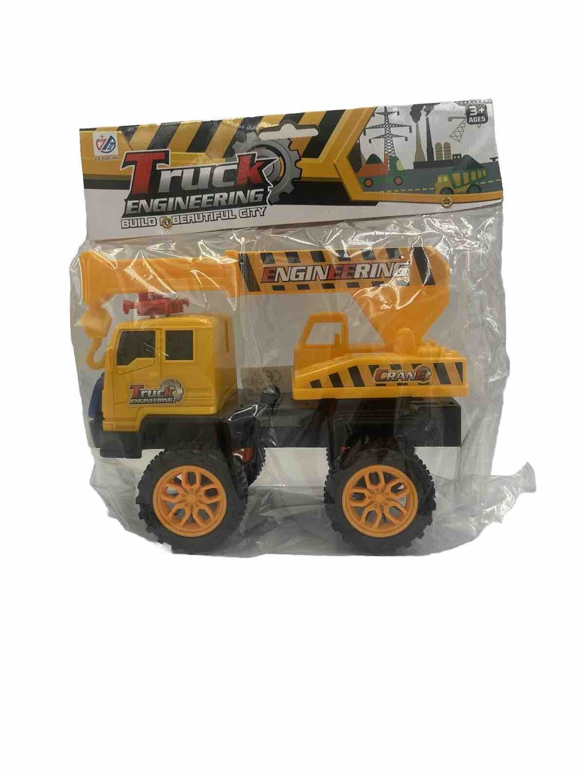 Toy Truck Engineering With Crane Truck Ages 3+