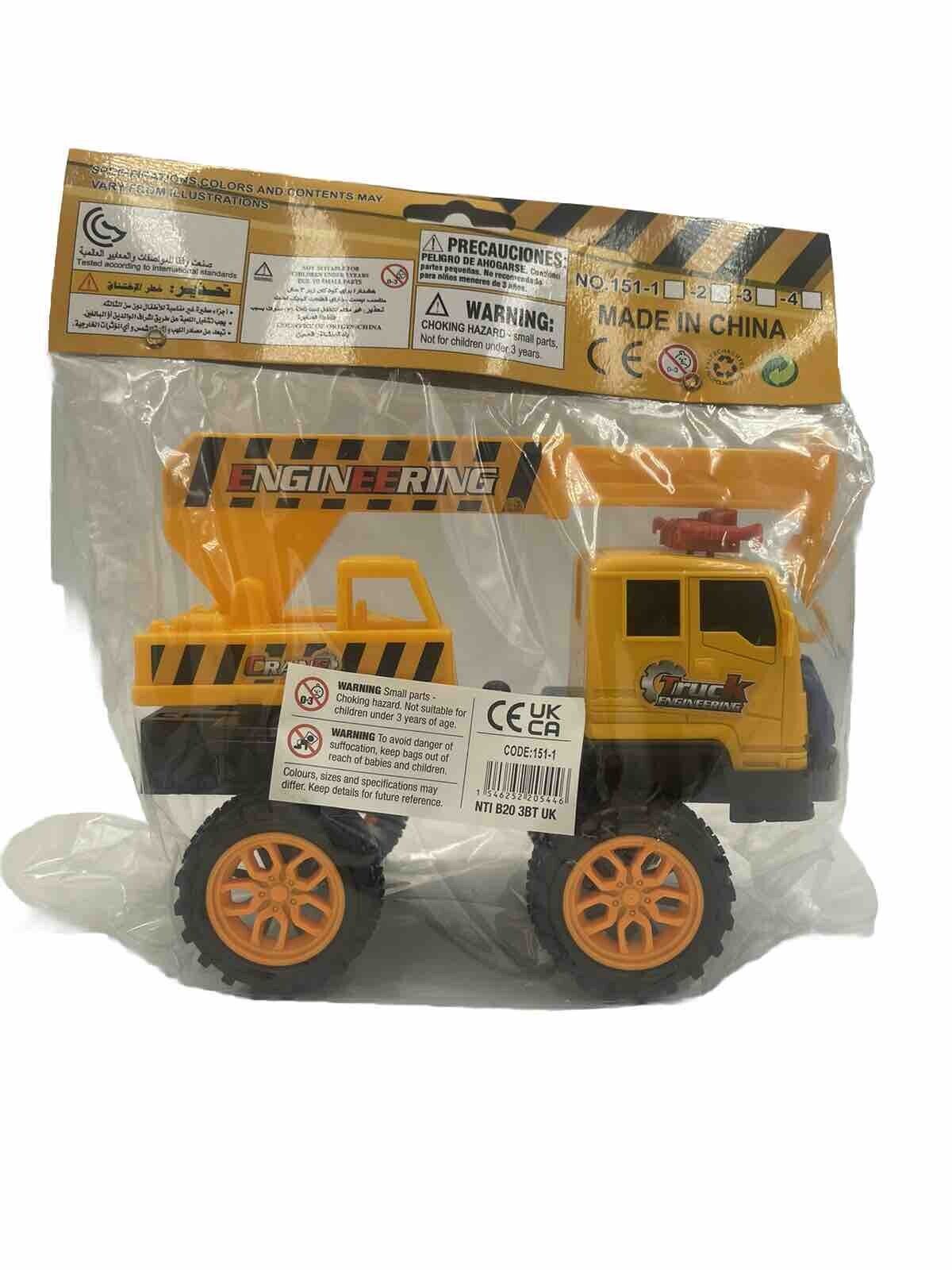 Toy Truck Engineering With Crane Truck Ages 3+