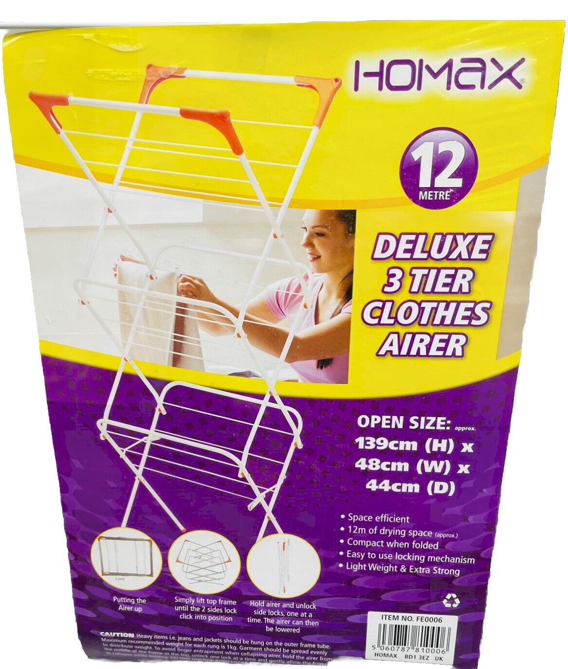 clothes airer 3 tier