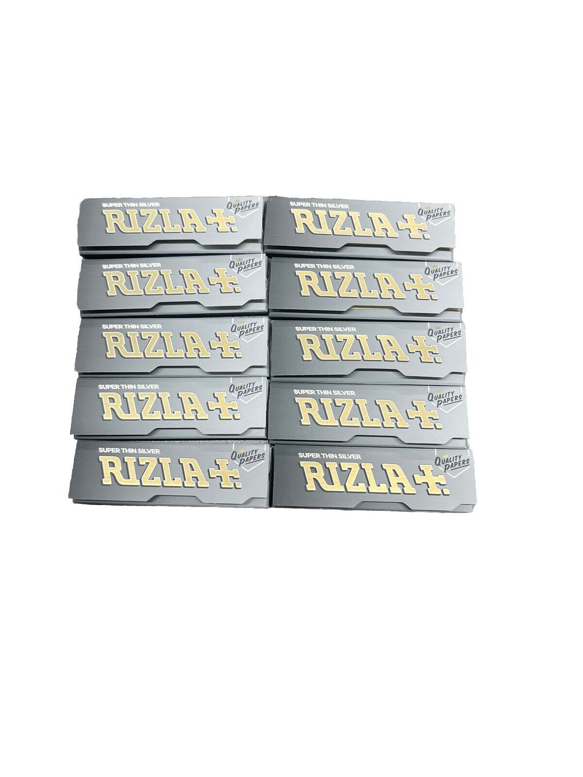 Super Thin Silver Rizla (pack Of 10 ) Regular