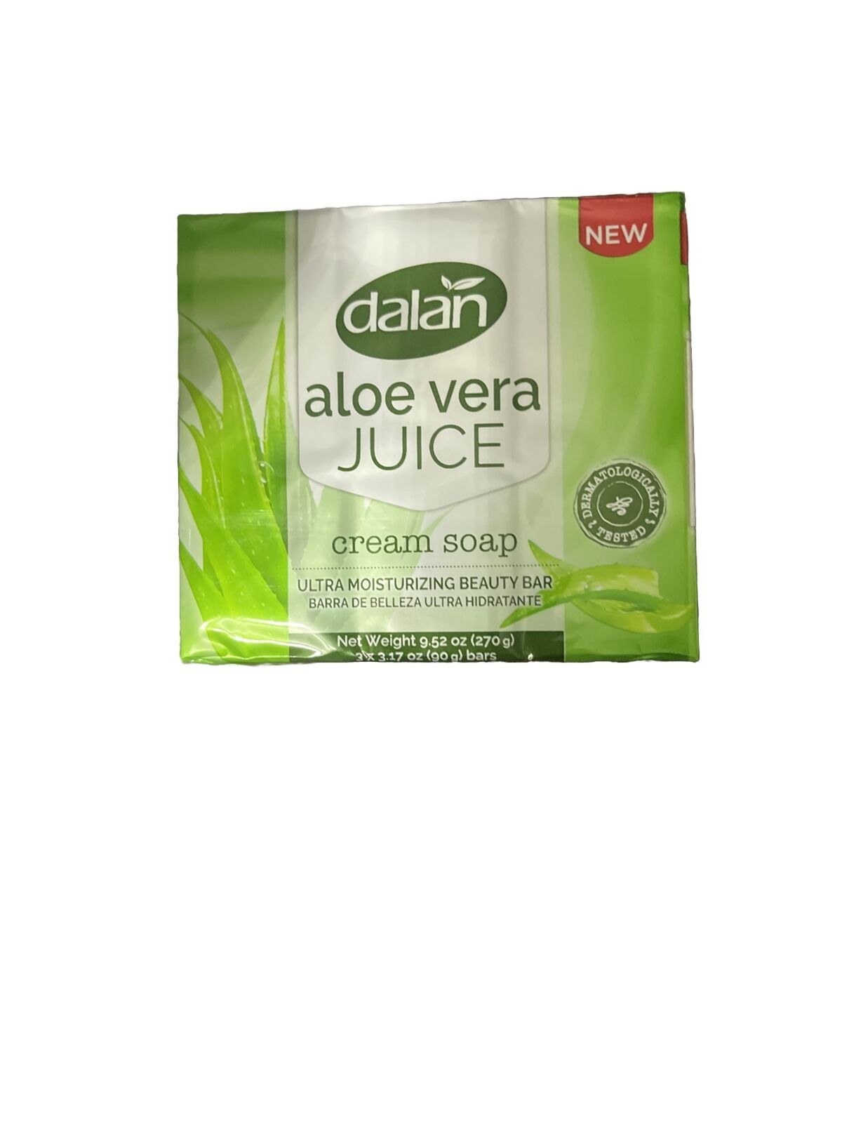 Dalan aloe Vera JUICE Cream Soap 3X90 (pack Of 3)
