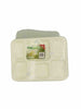 Cater Gold 50pk Compostable Sugarcane Tray 6 Pc For Hot And Cold Food Ues.