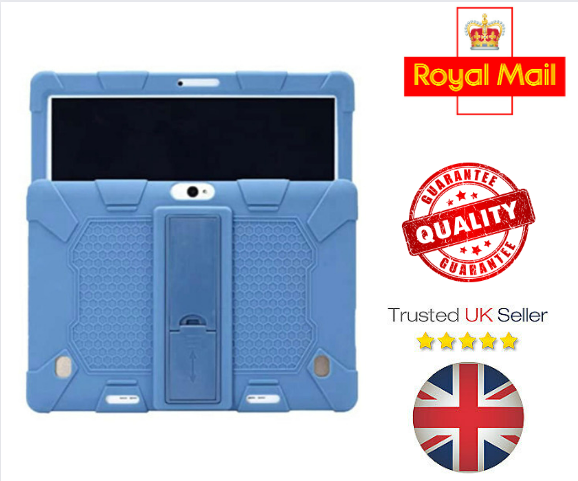 Smart Tablet Case Silicone Cover With Stand 10 inches Universal Dark Blue
