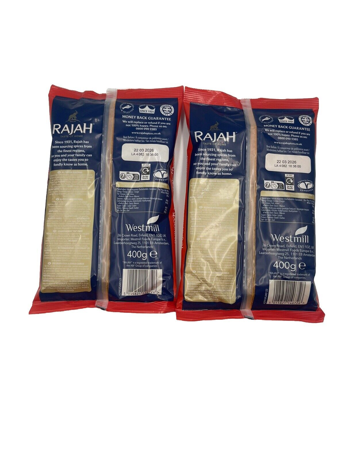 Rajah All Purpose Seasoning 400g ( Pack Of 2 )