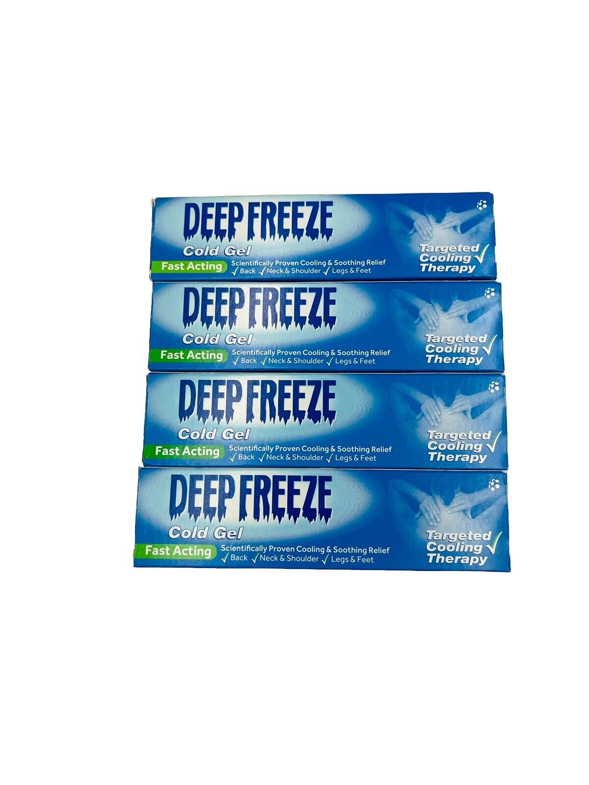 DEEP FREEZE Cold Gel Pack Of 3 Fast Acting 35g