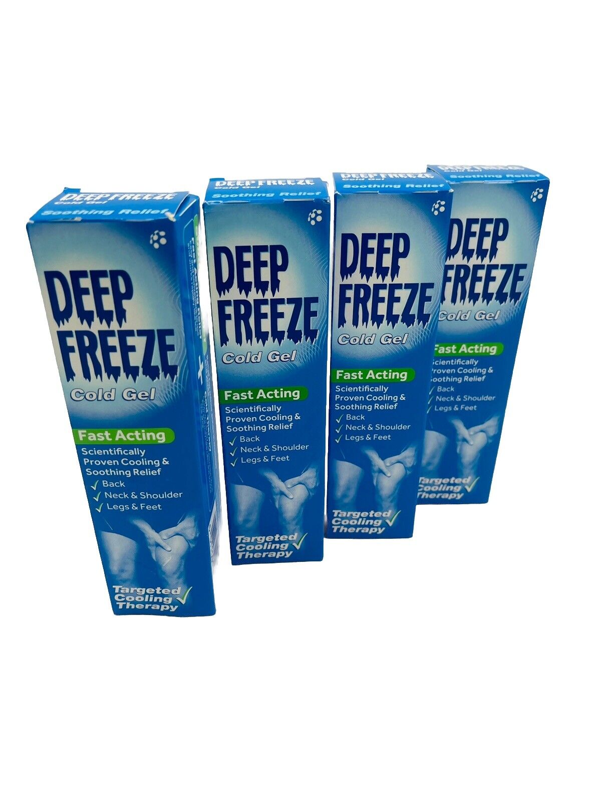 DEEP FREEZE Cold Gel Pack Of 3 Fast Acting 35g