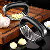 STAINLESS STEEL GARLIC CRUSHER SQUEEZER PRESS MASHER MINCER KITCHEN MANUAL TOOL