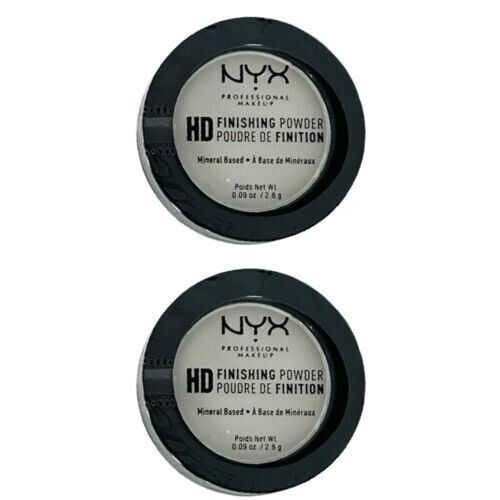 NYX HD Finishing Powder Mineral Based- 01 Translucent 2.8g 2 Pack And 3 Pack