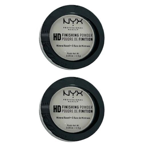 NYX HD Finishing Powder Mineral Based- 01 Translucent 2.8g 2 Pack And 3 Pack
