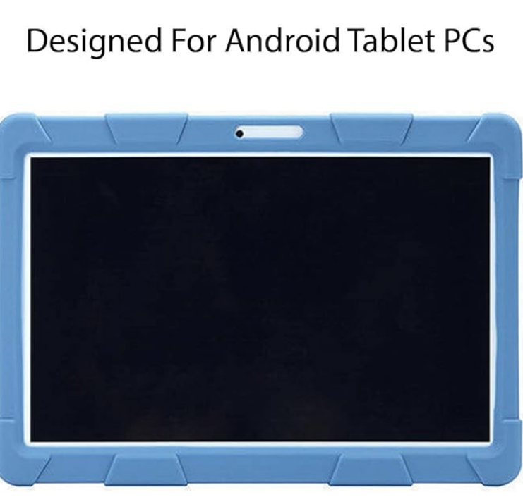 Smart Tablet Case Silicone Cover With Stand 10 inches Universal Dark Blue
