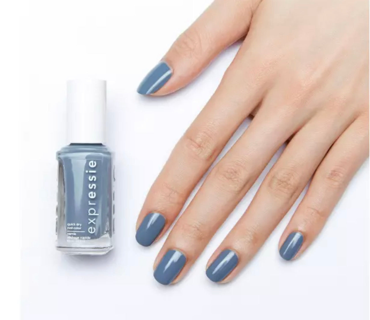 Easiest Expressie Nail Polish Quick Dry Formula, Grey Nail Varnish 340 Air Dry